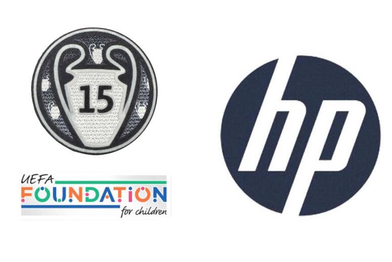 UCL Champion 15 & UEFA Foundation & HP Sponsor (Auswärts£©