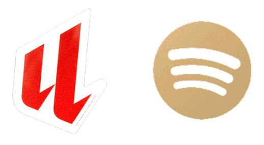 24/25 La Liga Badge & Spotify Logo Without Text (Gold) & AMBILIGHT tv