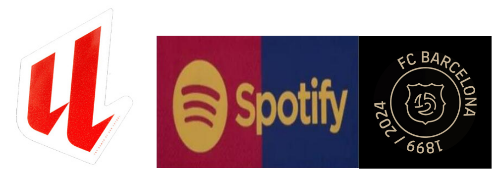 24/25 La Liga Badge & 24/25 Spotify Logo (Gold) & Barcelona 125th Anniversary & AMBILIGHT tv