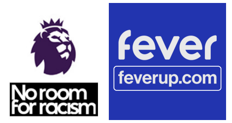 24/25 Premier League Badge & No Room For Racism & Fever Sponsor£¨white£©