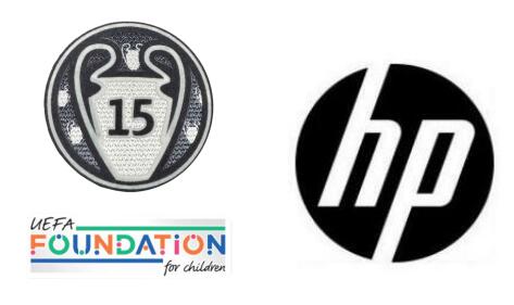 UCL Champion 15 & UEFA Foundation & HP Sponsor (Black/Home)